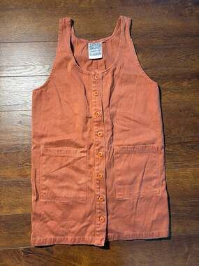 Jungmaven Jumper Dress - Orange/Rust